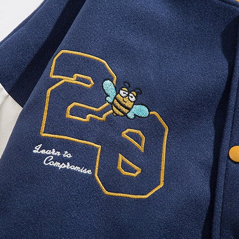 Bee Baseball Jacket