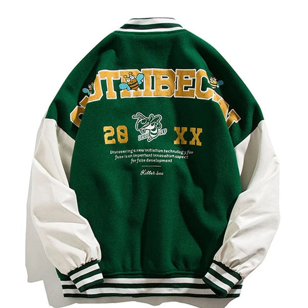 Bee Baseball Jacket